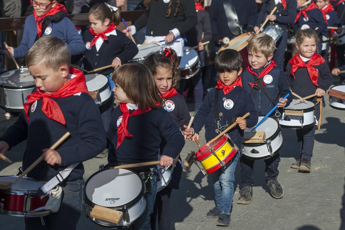 Chupinazo en La Puebla del Río en honor de San Sebastián