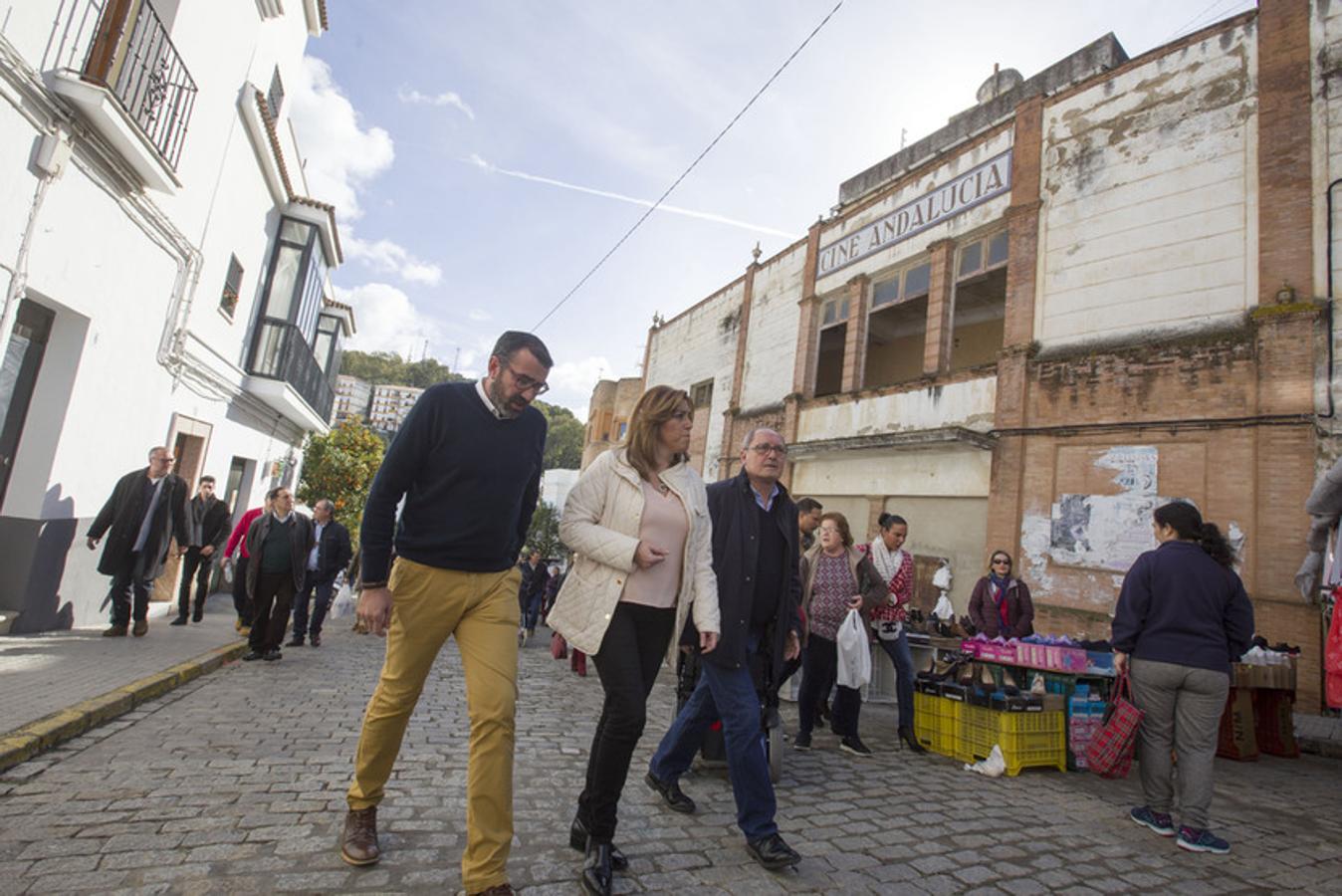 Susana Diaz participa en un acto de partido en Alcalá