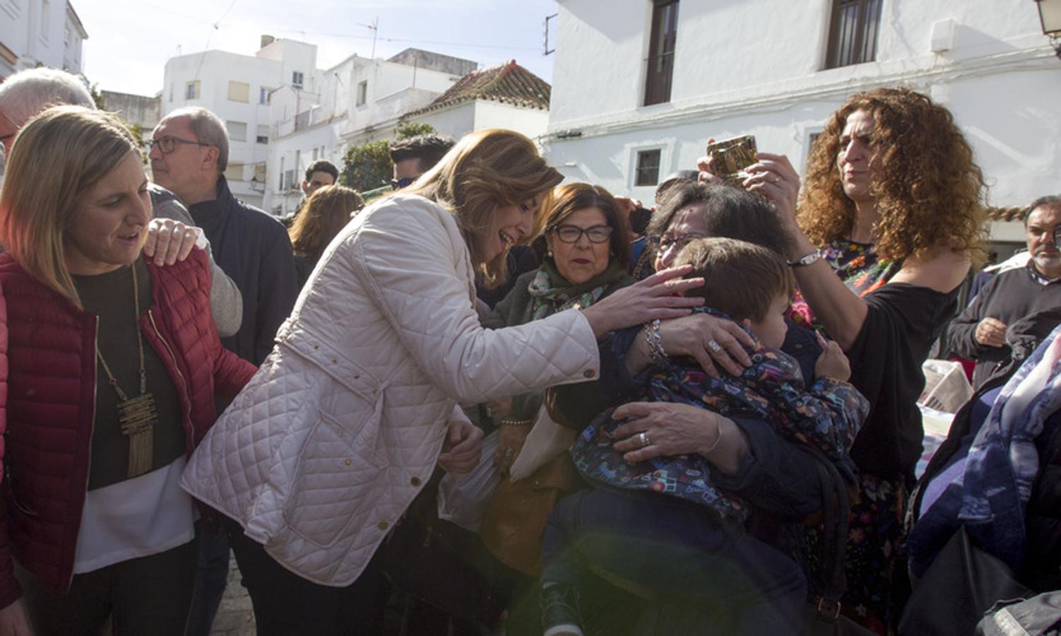 Susana Diaz participa en un acto de partido en Alcalá