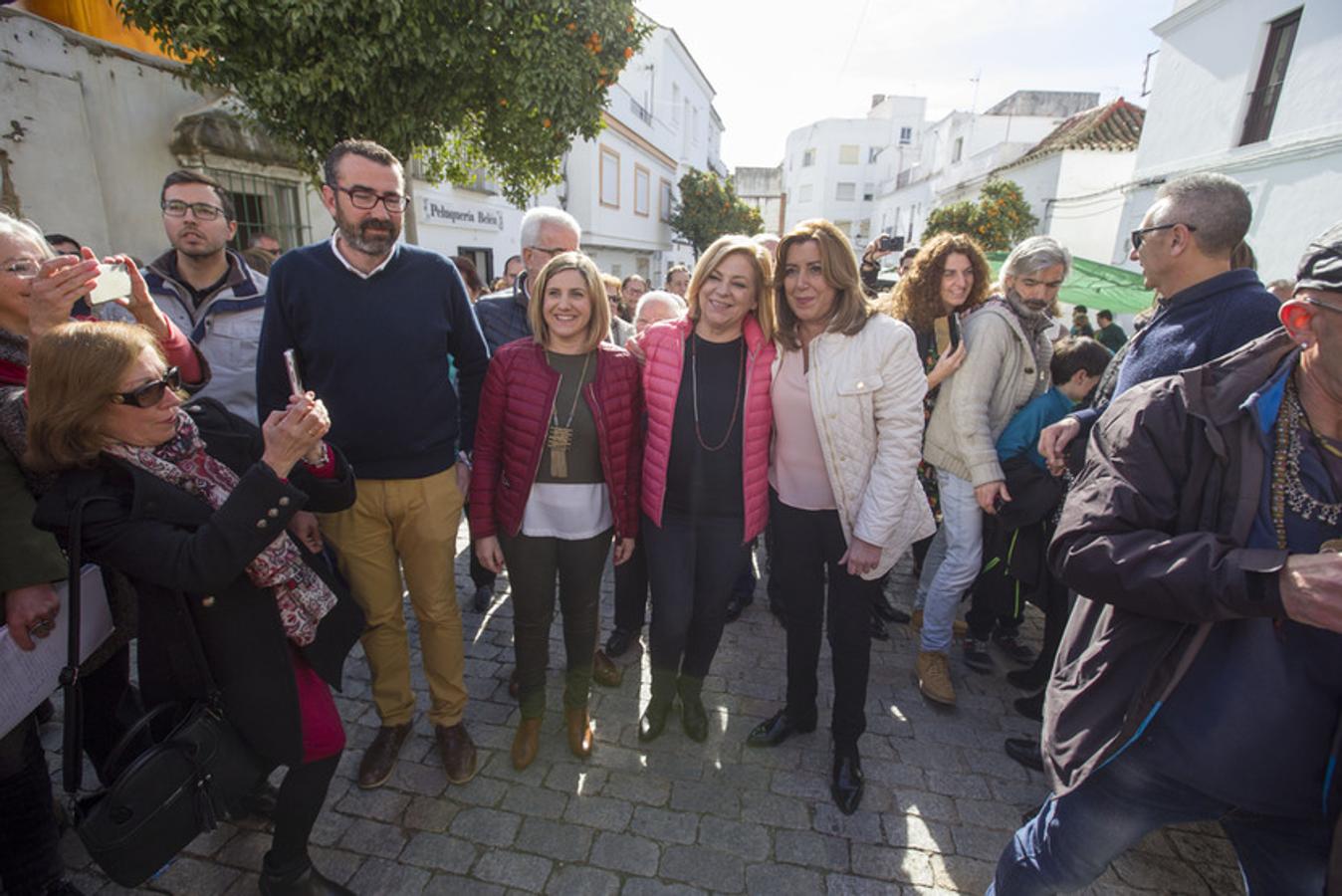 Susana Diaz participa en un acto de partido en Alcalá