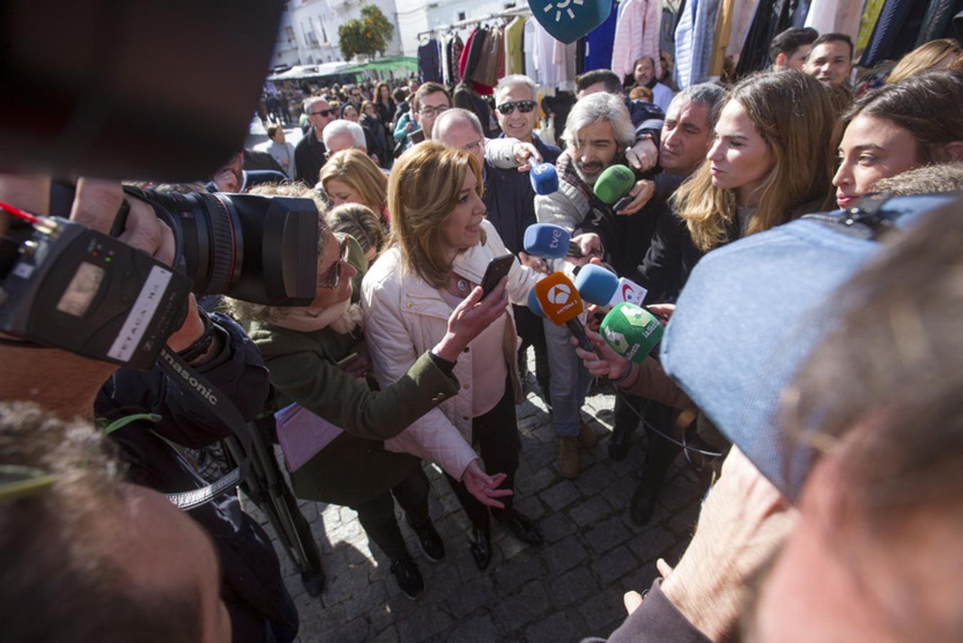 Susana Diaz participa en un acto de partido en Alcalá