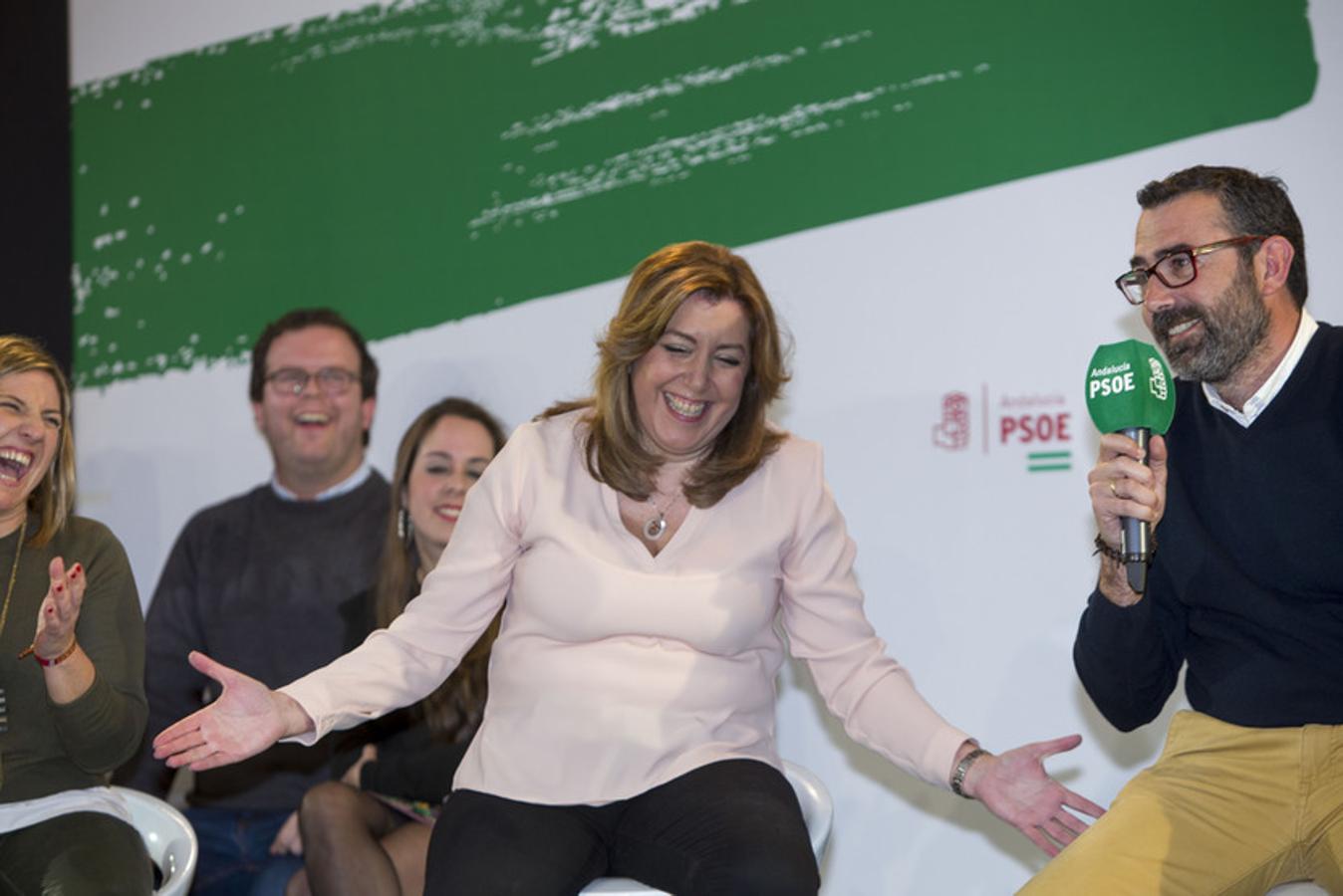 Susana Diaz participa en un acto de partido en Alcalá