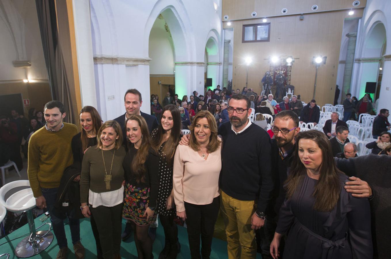 Susana Diaz participa en un acto de partido en Alcalá