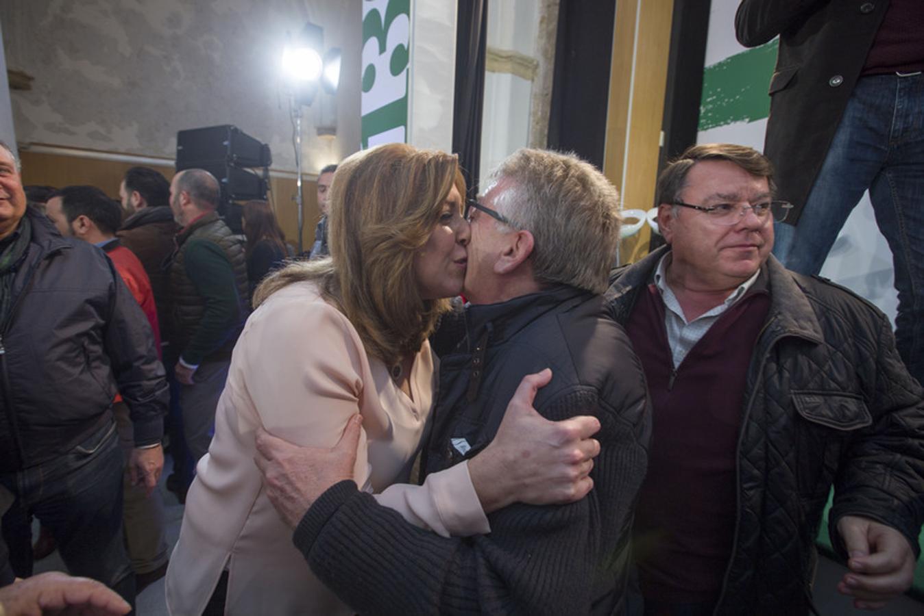 Susana Diaz participa en un acto de partido en Alcalá