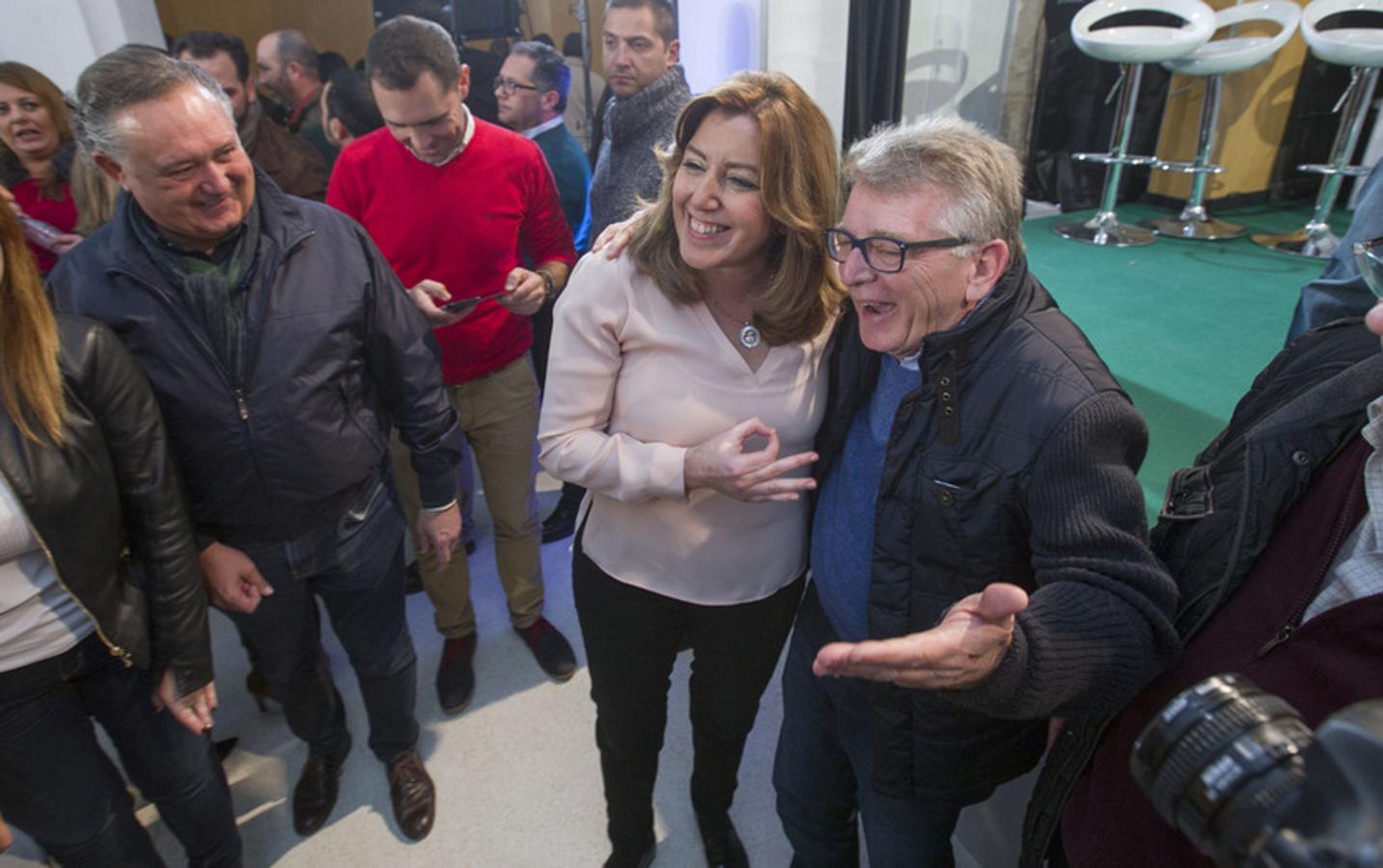 Susana Diaz participa en un acto de partido en Alcalá