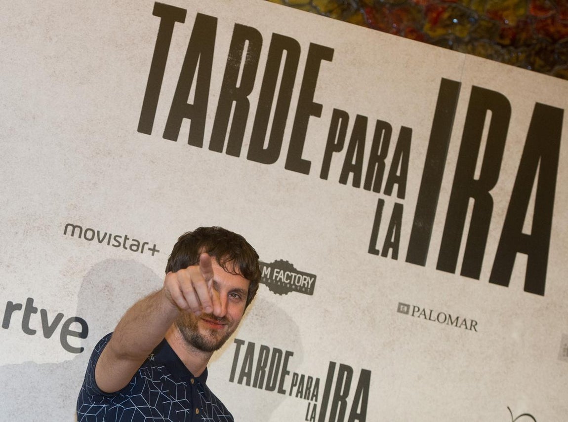 Raúl Arévalo, por «Tarde para la ira» (Mejor dirección novel). El favorito para ganar en su categoría, posa durante la premiere de su película