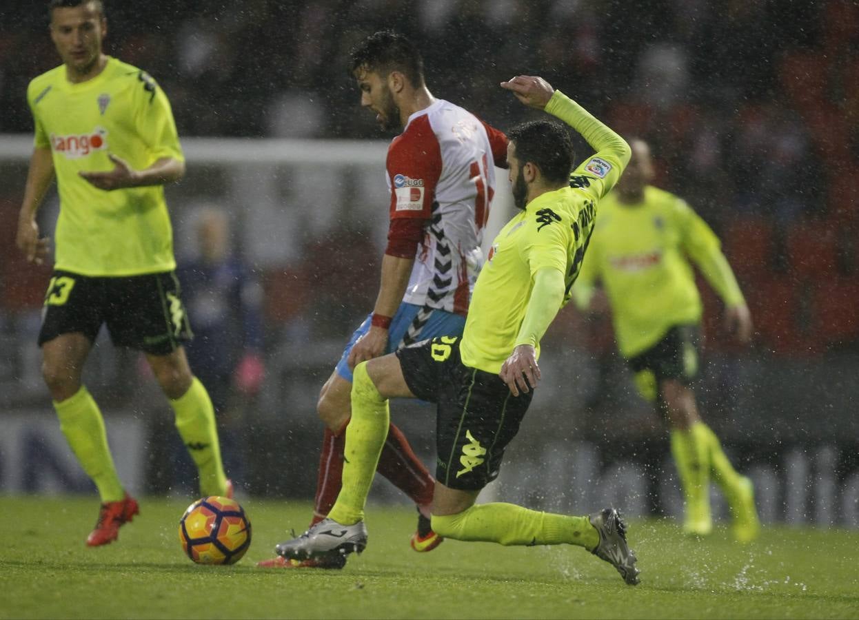 La tormenta para el Córdoba en Lugo, en imágenes