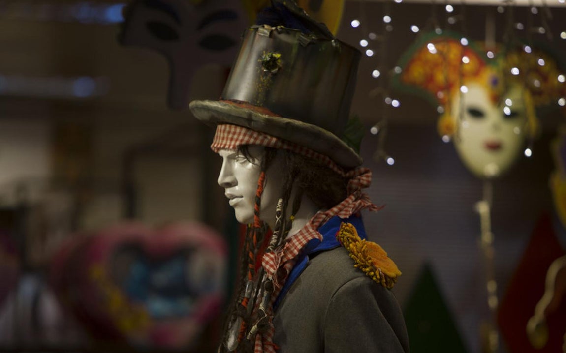 Exposición sobre Carnaval en el Corte Inglés Bahía de Cádiz