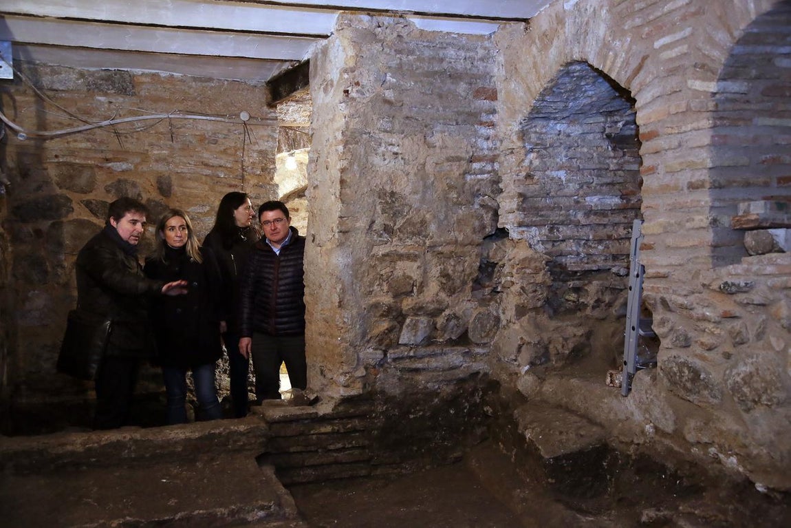 La nueva galería romana bajo la plaza de Amador de los Ríos de Toledo, en imágenes