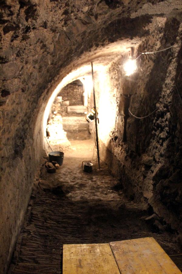 La nueva galería romana bajo la plaza de Amador de los Ríos de Toledo, en imágenes