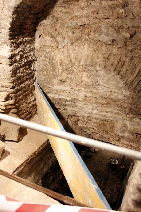La nueva galería romana bajo la plaza de Amador de los Ríos de Toledo, en imágenes
