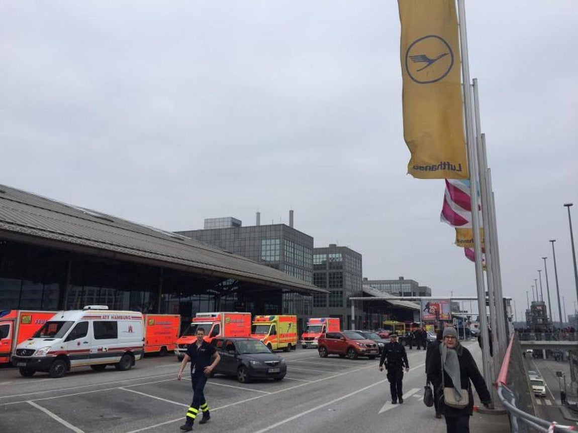 Cierran temporalmente el aeropuerto de Hamburgo