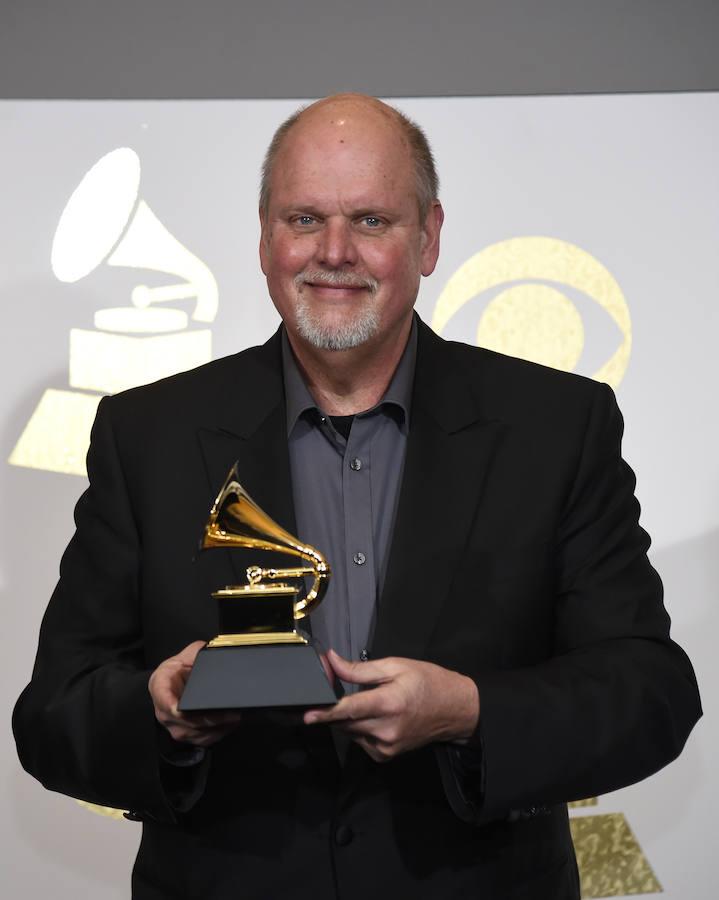 Michael Daugherty, en la alfombra roja de los Grammy 2017. 