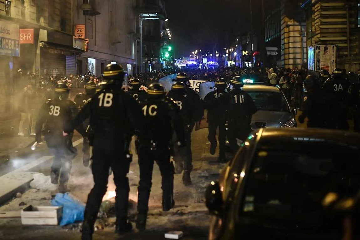 Nueva ola de protestas en París