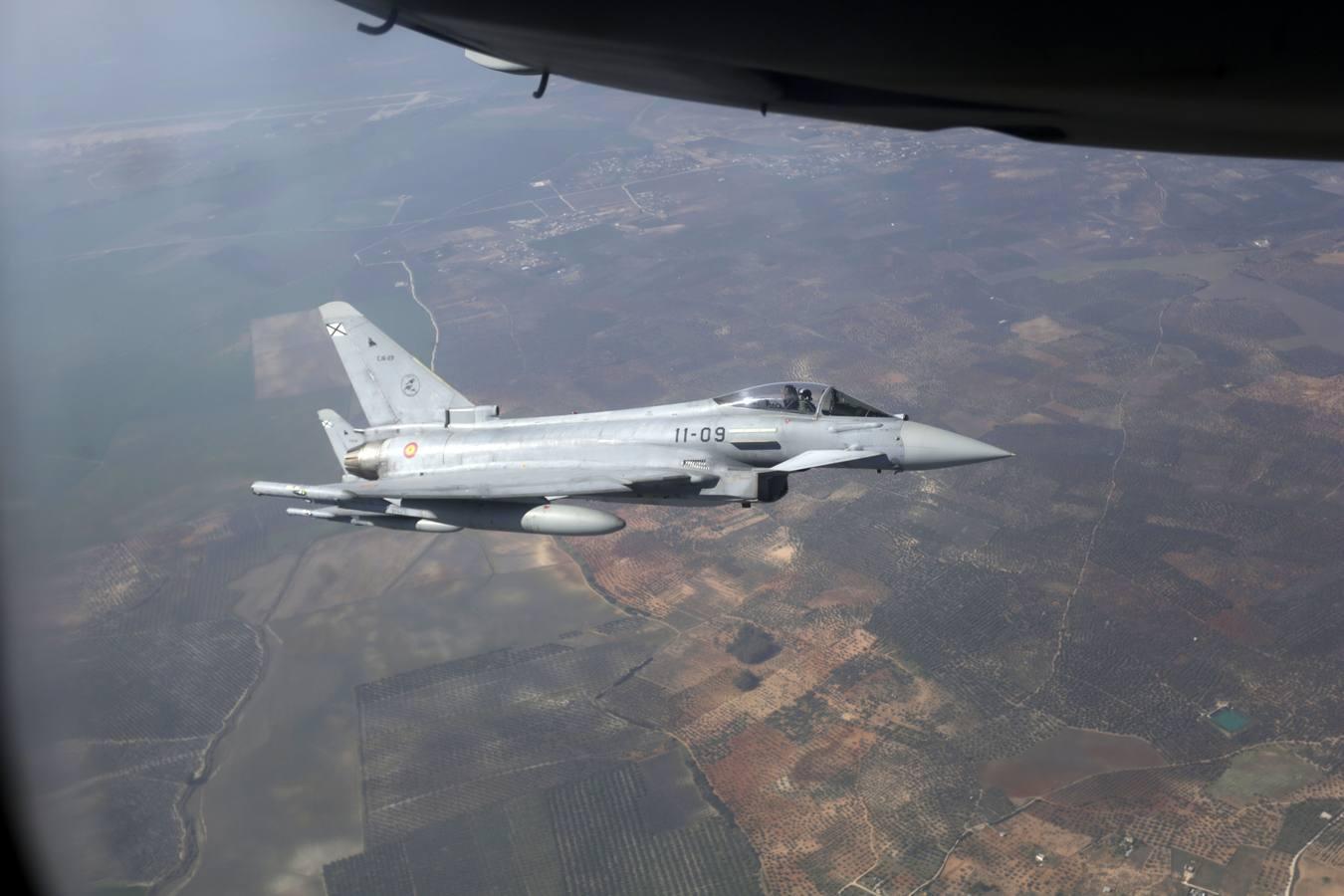 El Eurofighter español, a graduarse en la prueba más exigente del mundo