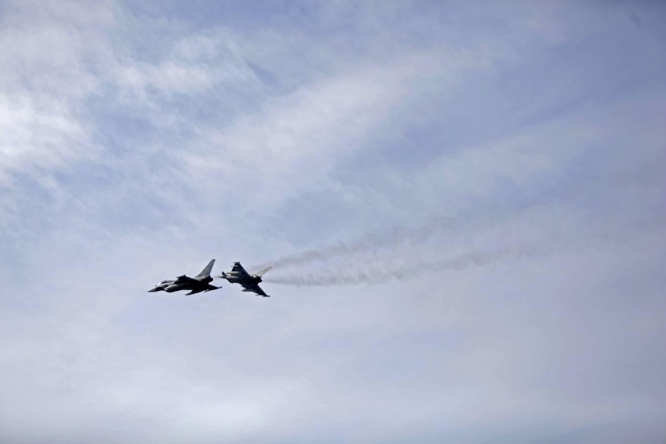 El Eurofighter español, a graduarse en la prueba más exigente del mundo