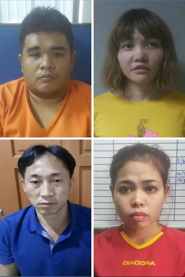 Hasta el momento han sido detenidas las dos mujeres que se cree que fueron las responsables directas del ataque, un ciudadano con pasaporte norcoreano y el novio de una de las dos mujeres