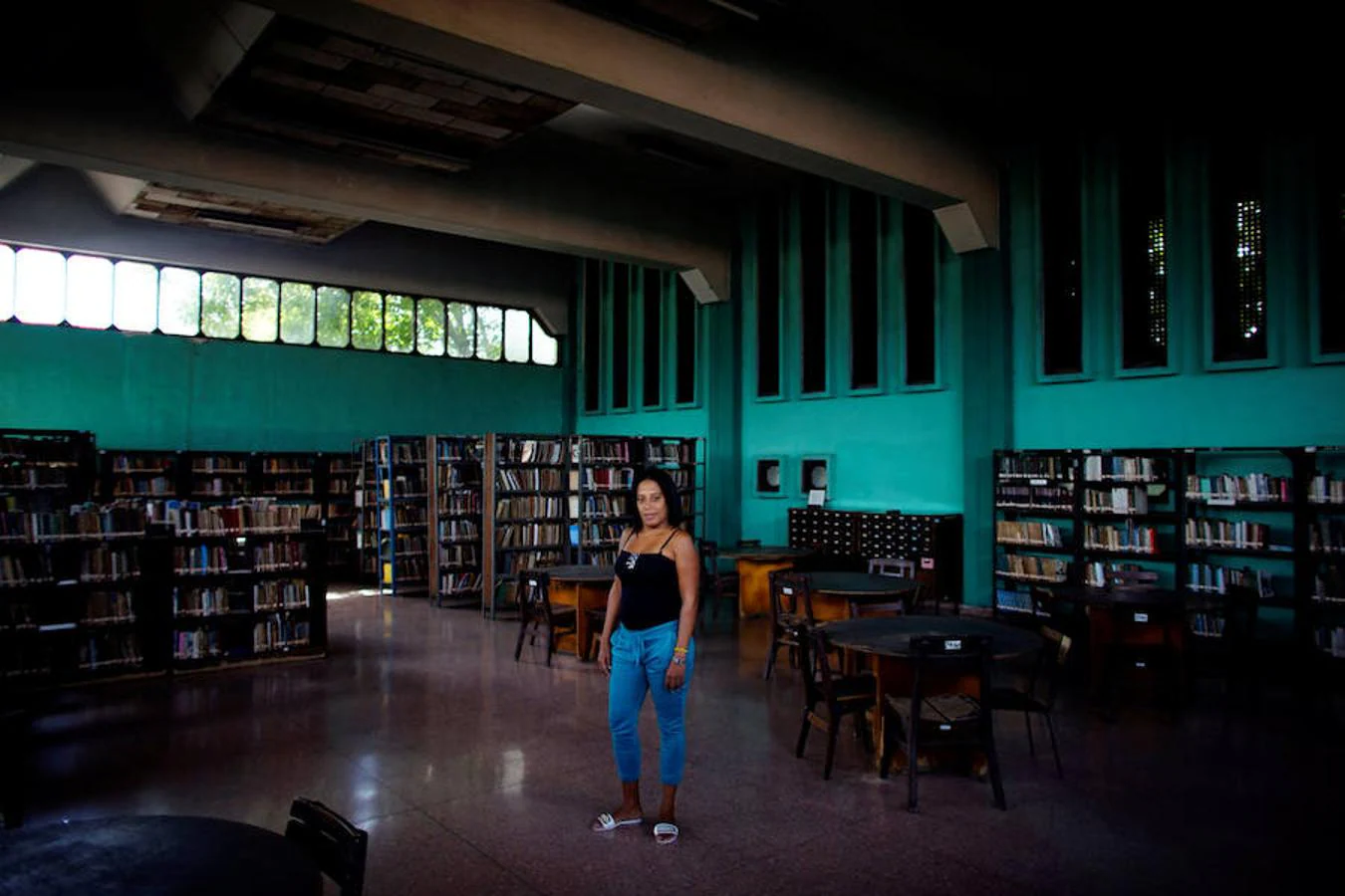 Aimee Pompa Bolivar (43), La Habana (Cuba). Bibliotecaria