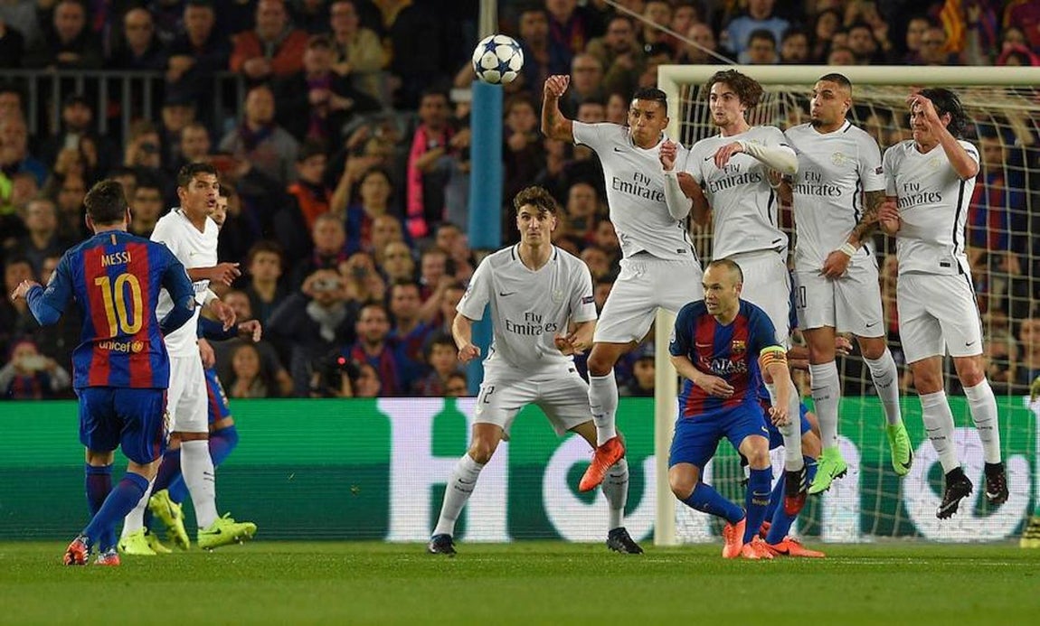 Las mejores imágenes del Barcelona-PSG