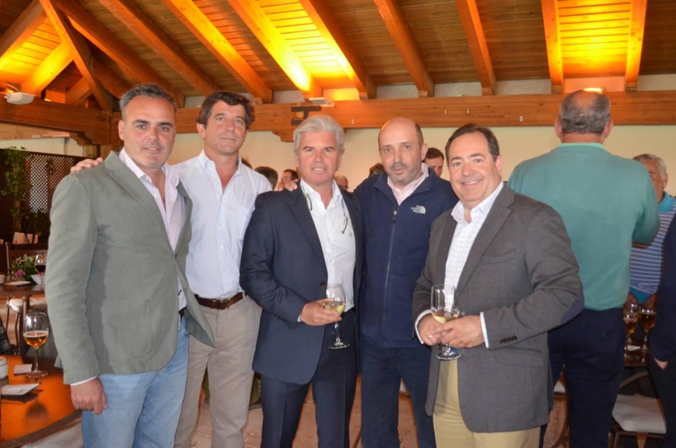 César Contreras, Salvador Herrero, Miguel Guillén, Luis López y Antonio Díaz