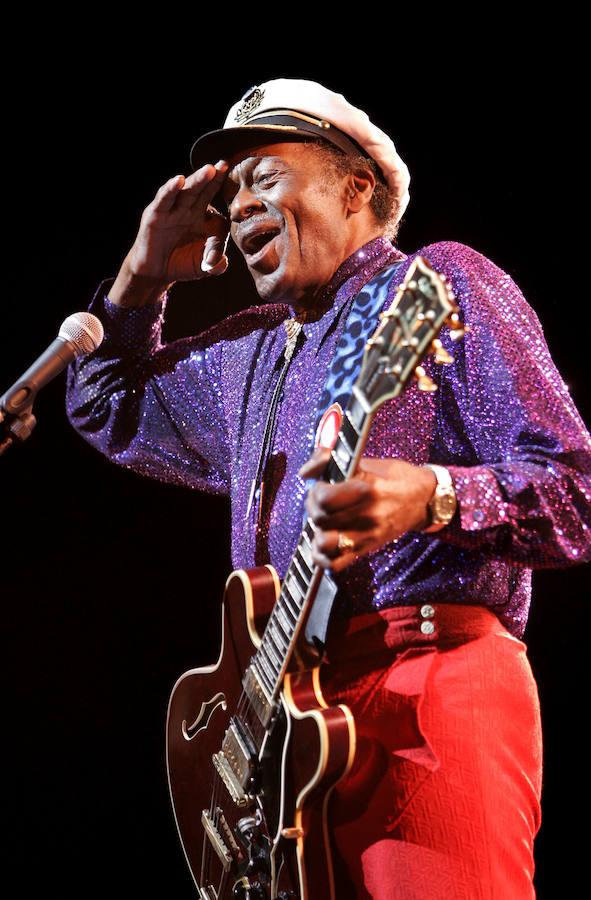 Las mejores imágenes de Chuck Berry, el gran pionero del rock