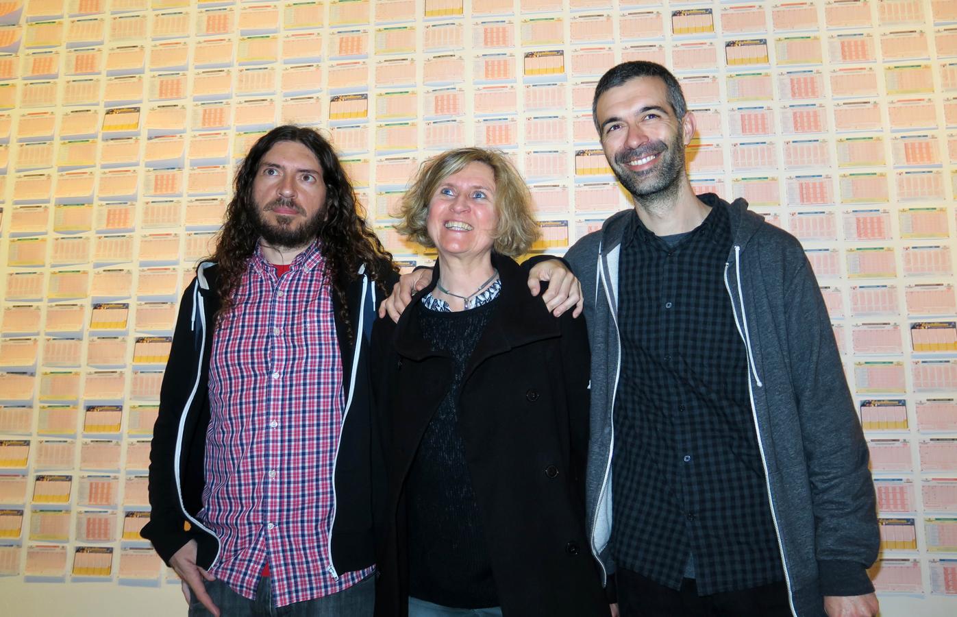 Vicente Aguado, Silvia Martí y Manu Blázquez. 