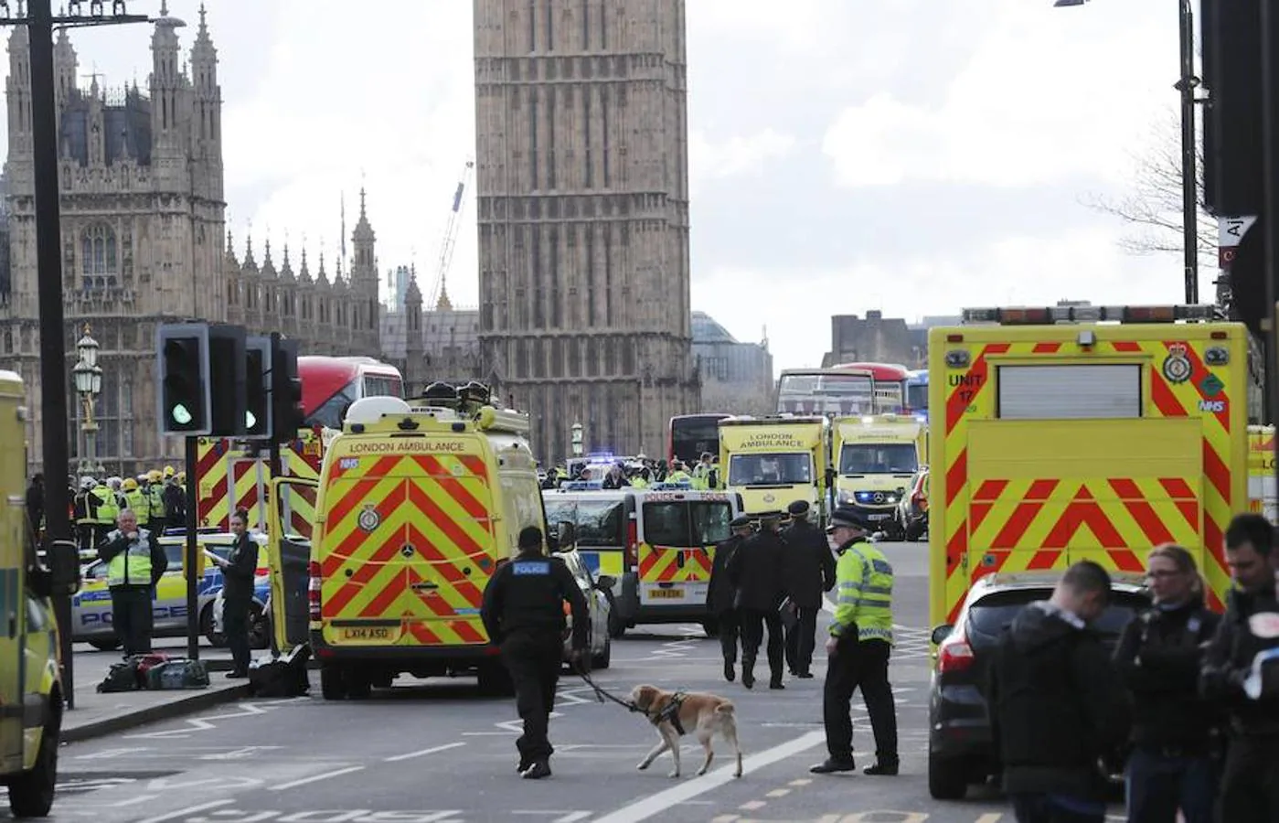 Imágenes tras el ataque en el centro de Londres. 
