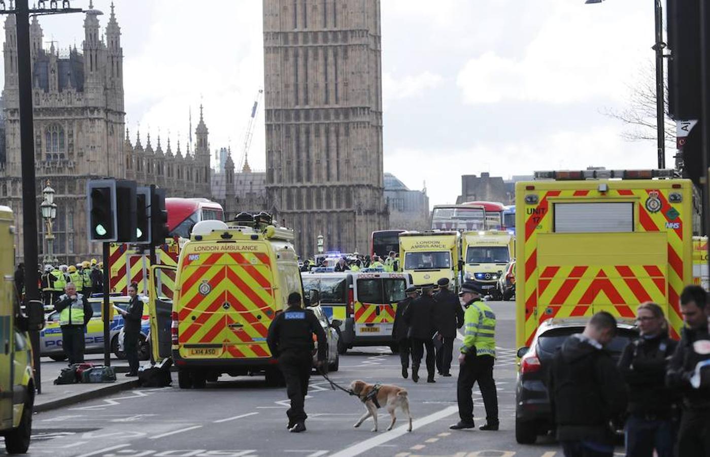 Imágenes tras el ataque en el centro de Londres