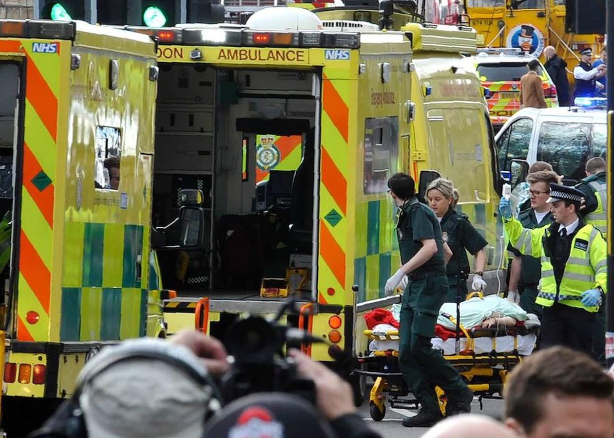 Imágenes tras el ataque en el centro de Londres. 