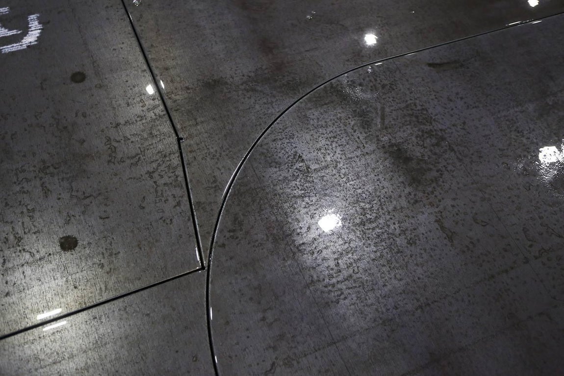 Corte de chapa en Navantia Puerto Real de la subestación &#039;East Anglia One&#039;