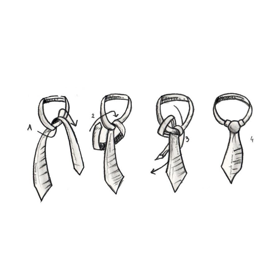 Nudo Atlántico. Resalta con corbatas de color único y camisas de cuello ancho. Ideal para ocasiones formales.