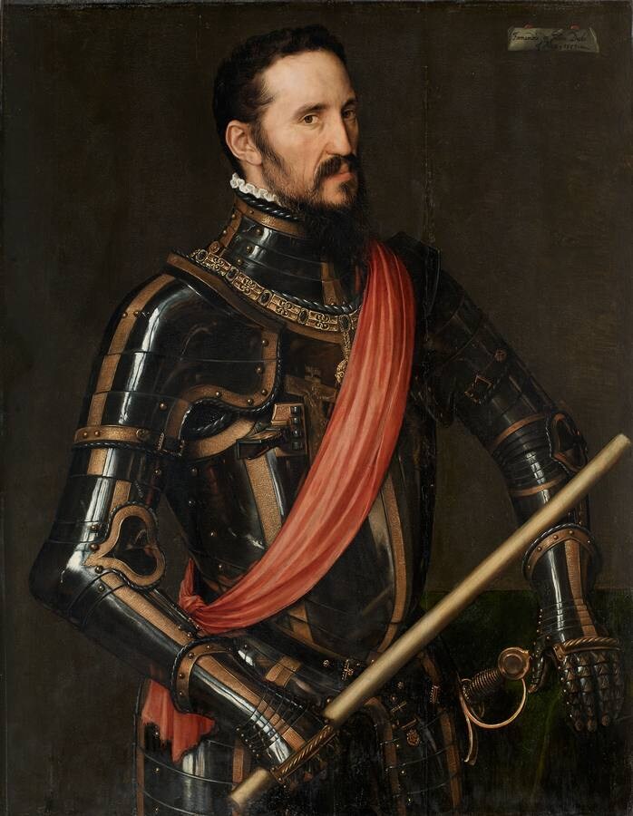 «Retrato del duque de Alba», de Antonio Moro. Países Bajos. Óleo sobre tabla, h. 1549