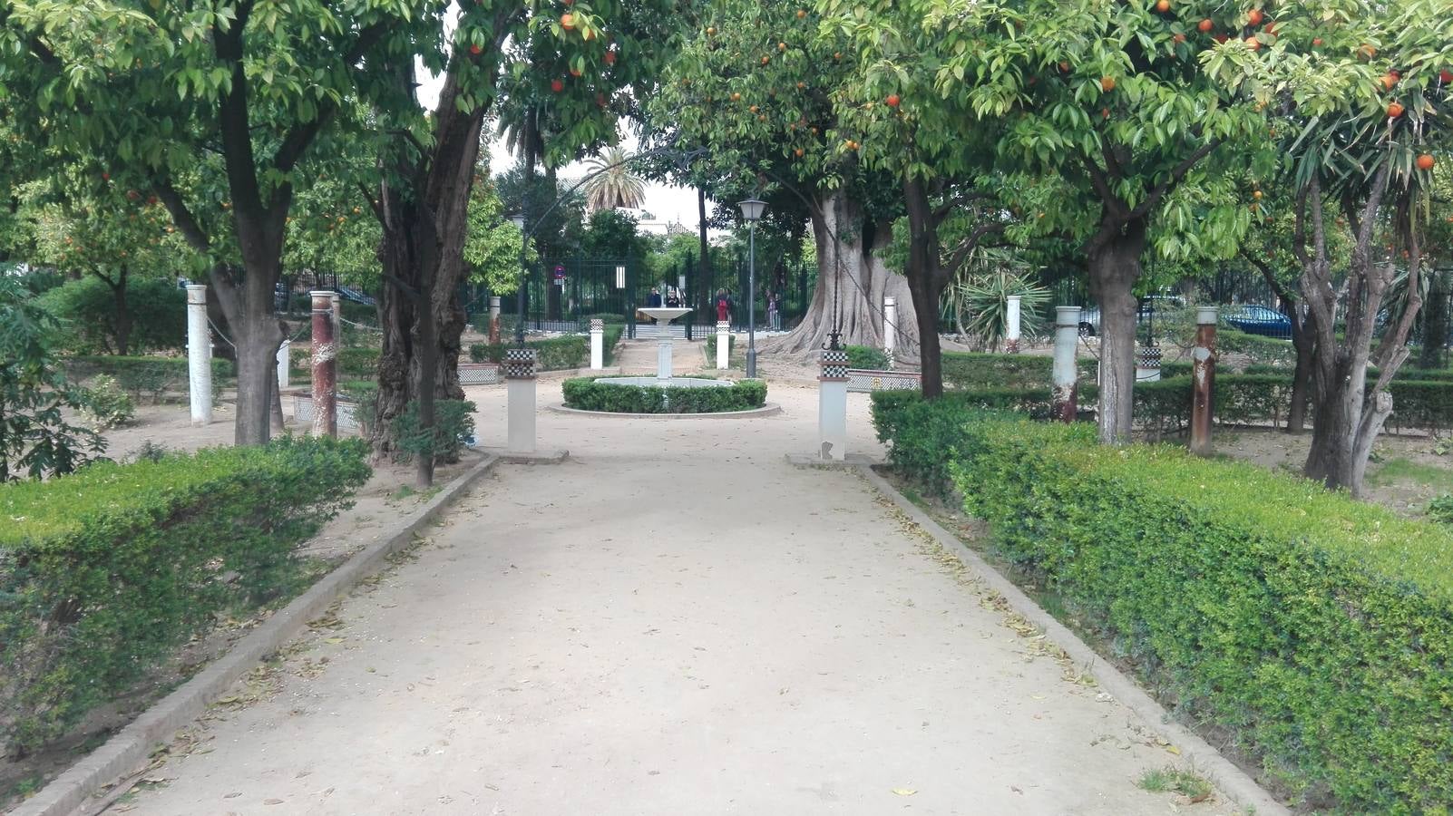 Glorieta central de los Jardines de Murillo