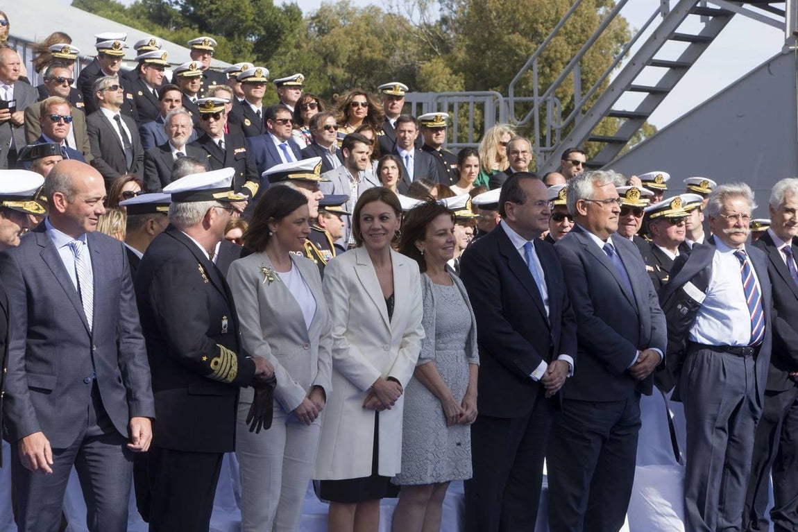 FOTOS: La ministra Cospedal preside la botadura del BAM Audaz