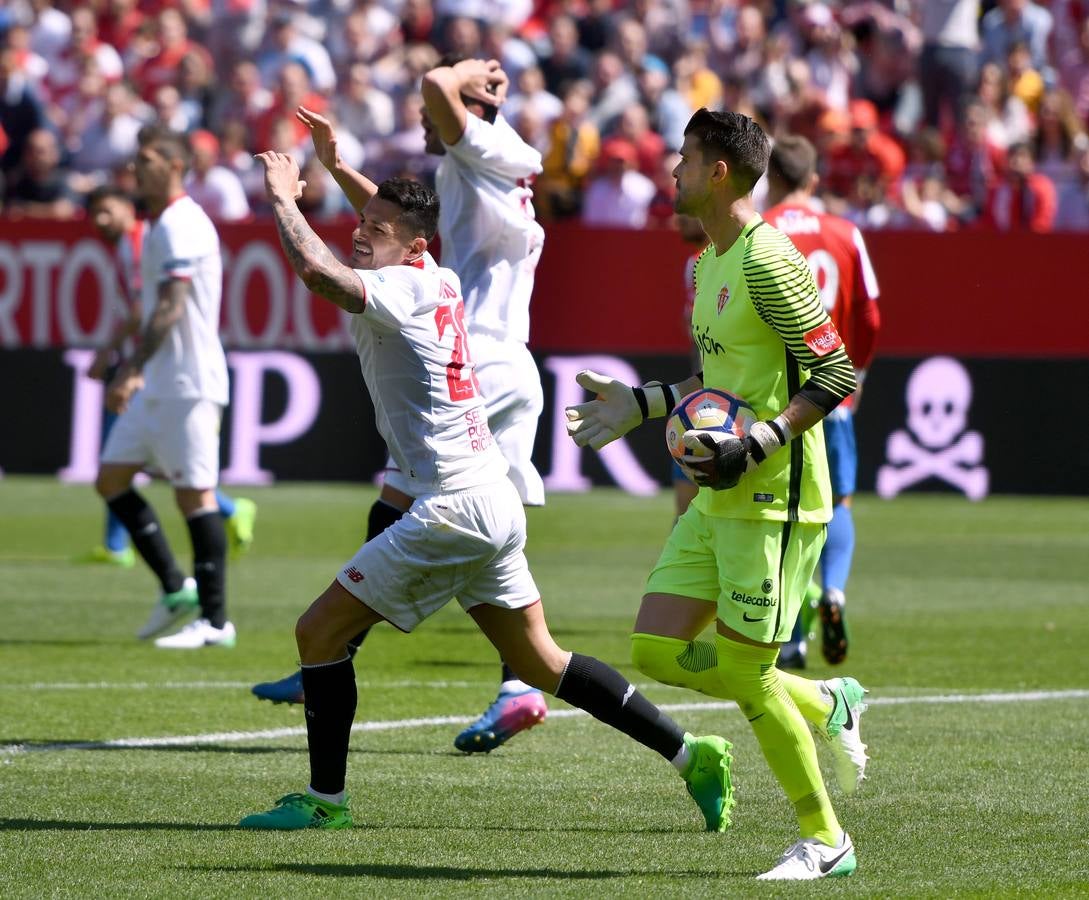 El Sevilla no logra pasar del empate contra el Sporting de Gijón