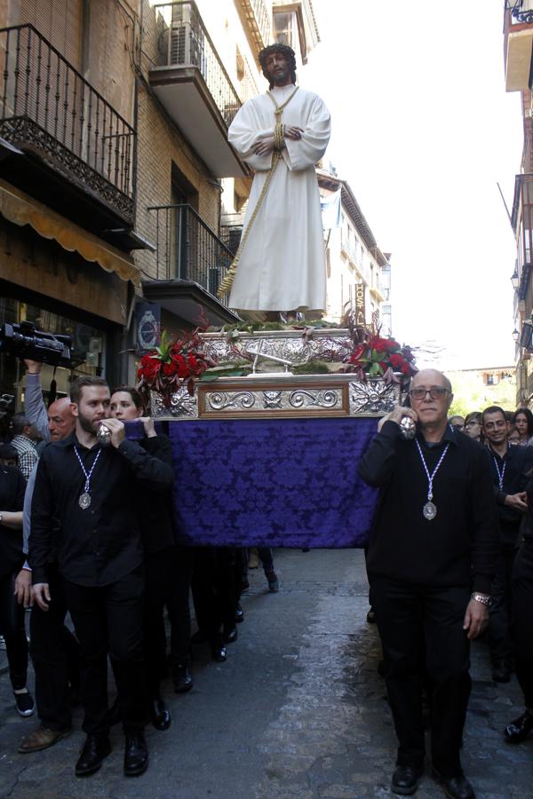 La tamborada con el Nazareno Cautivo, en imágenes