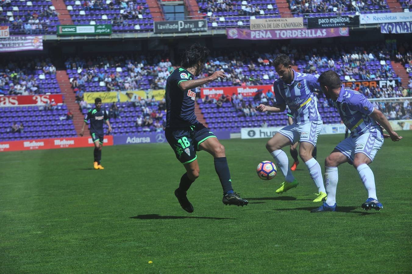 Selección de imágenes del Valladolid-Córdoba