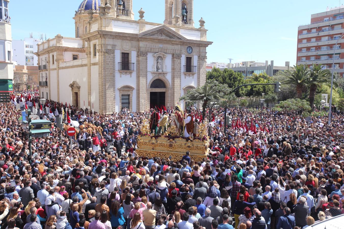 Semana Santa de Cádiz 2017. Cofradía de la Borriquita