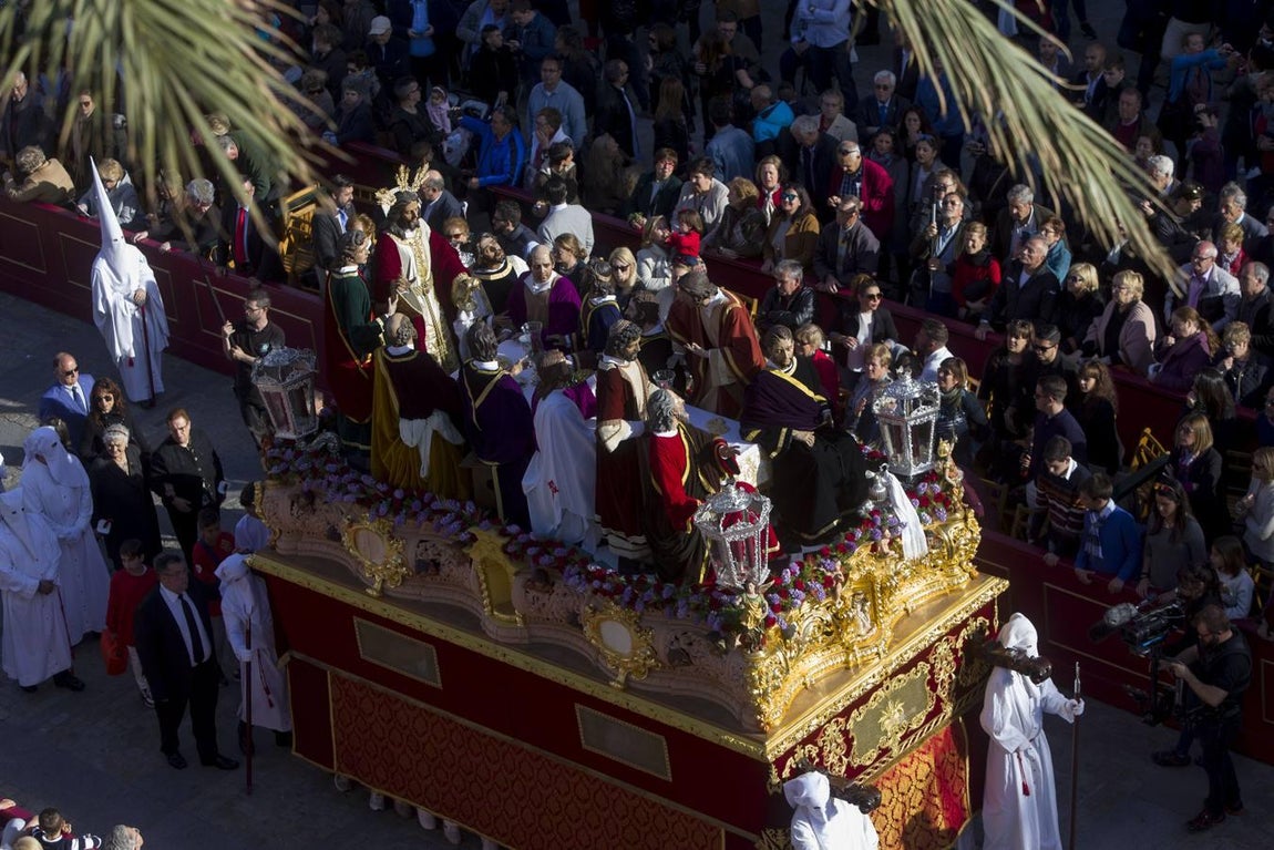 FOTOS. Semana Santa de Cádiz 2017. Hermandad Sagrada Cena.