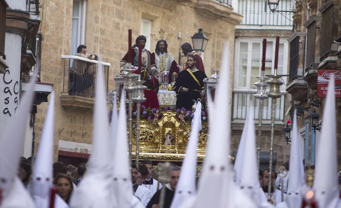 FOTOS. Semana Santa de Cádiz 2017. Hermandad Sagrada Cena.