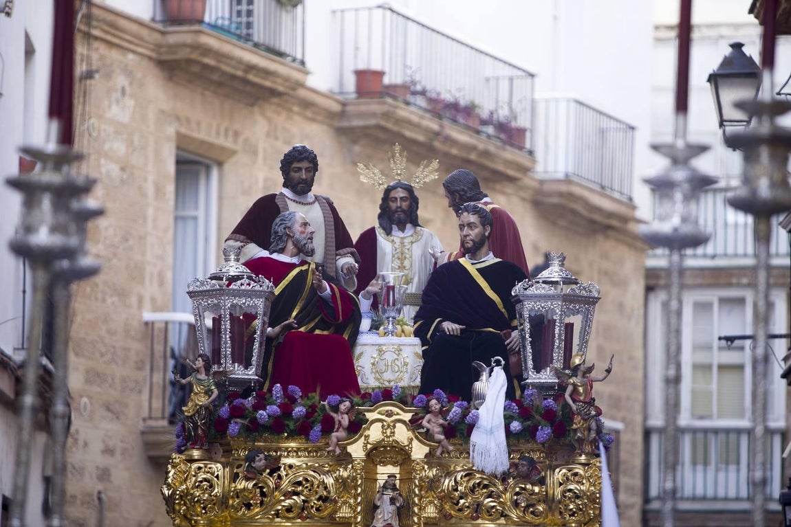 FOTOS. Semana Santa de Cádiz 2017. Hermandad Sagrada Cena.