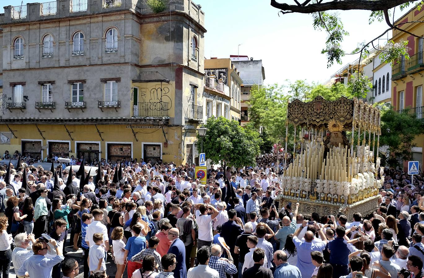 Las fotos de San Bernardo en el Miércoles Santo de la Semana Santa de Sevilla 2017