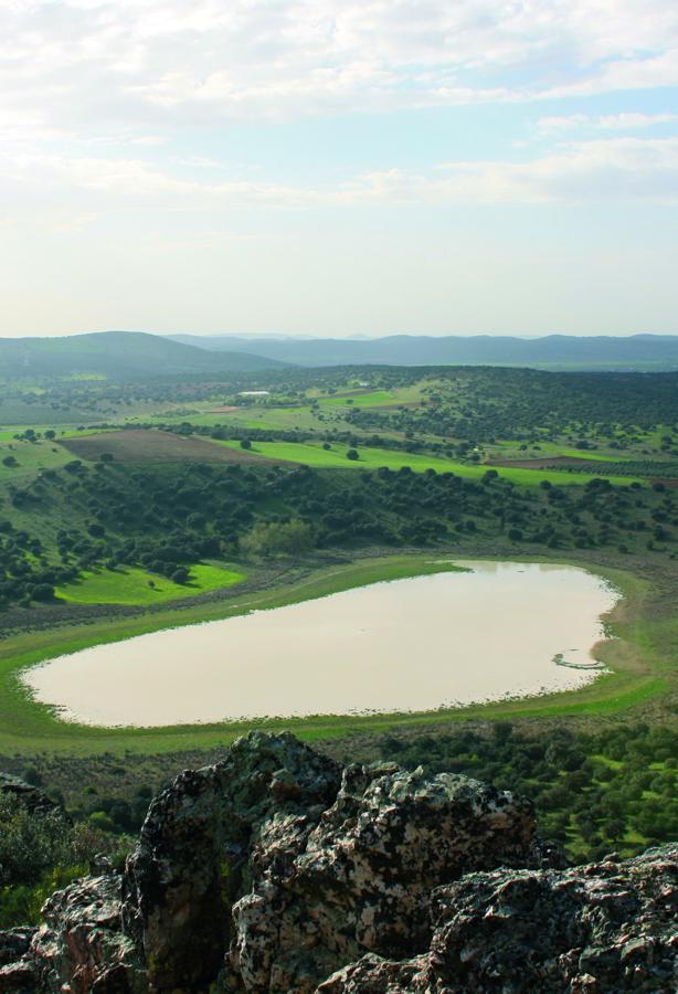 Cráter volcánico de la Posadilla. 
