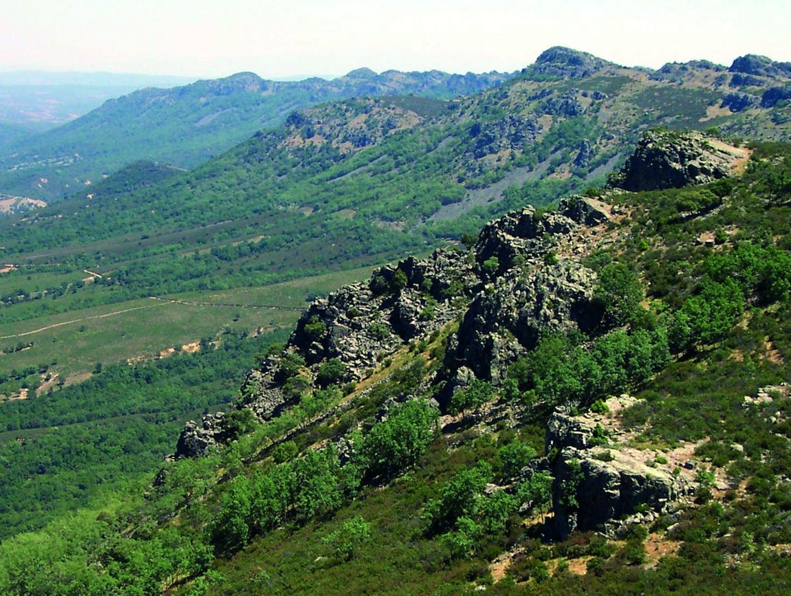 Sierra de Dormideras en el Valle de Alcudia. 