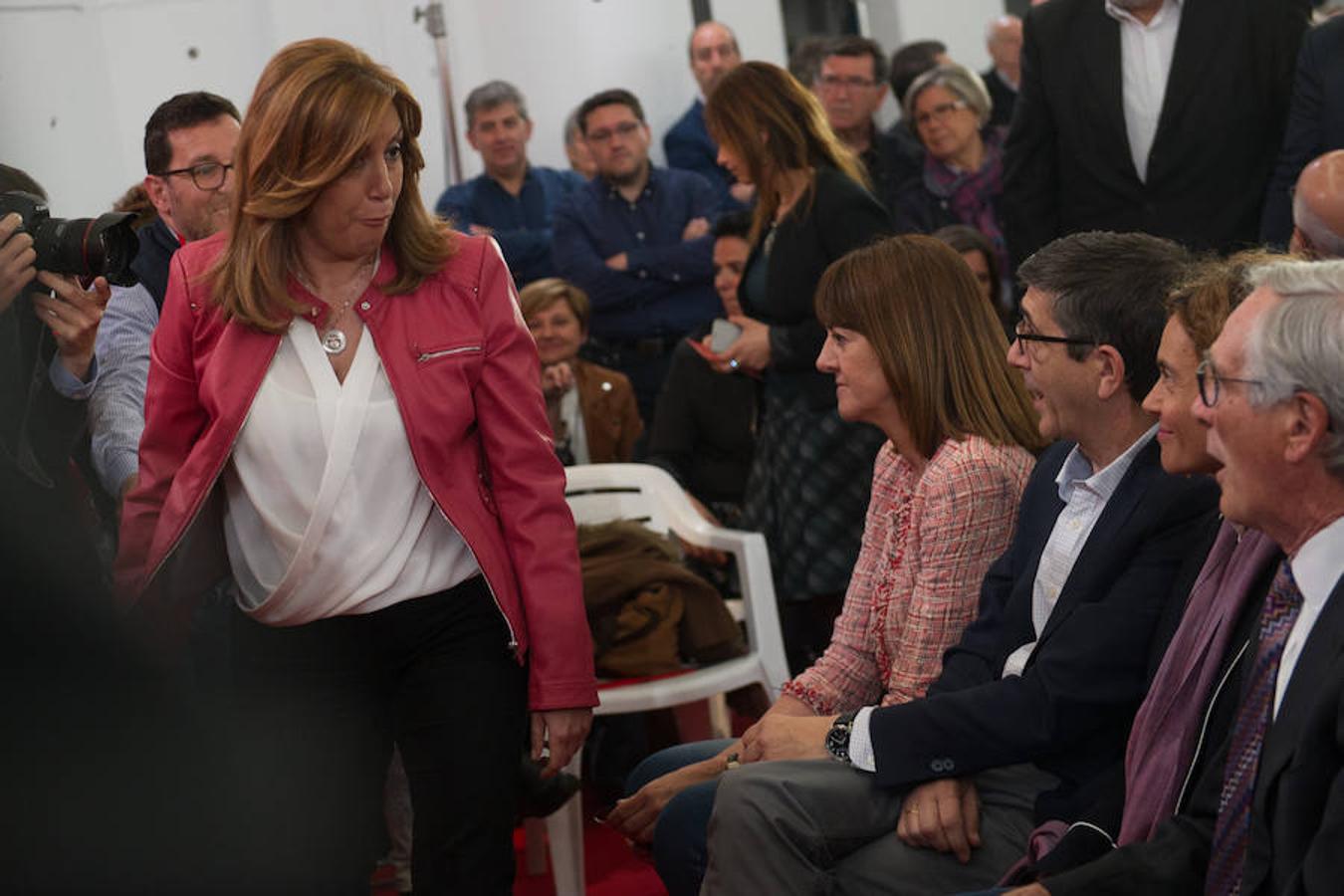 Susana Díaz y Patxi López coinciden en el homenaje a Chacón