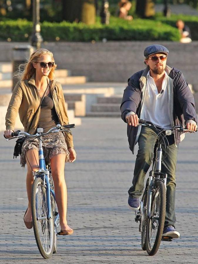 Erin Heatherton y Leonardo DiCaprio, supermodelo y actor. 