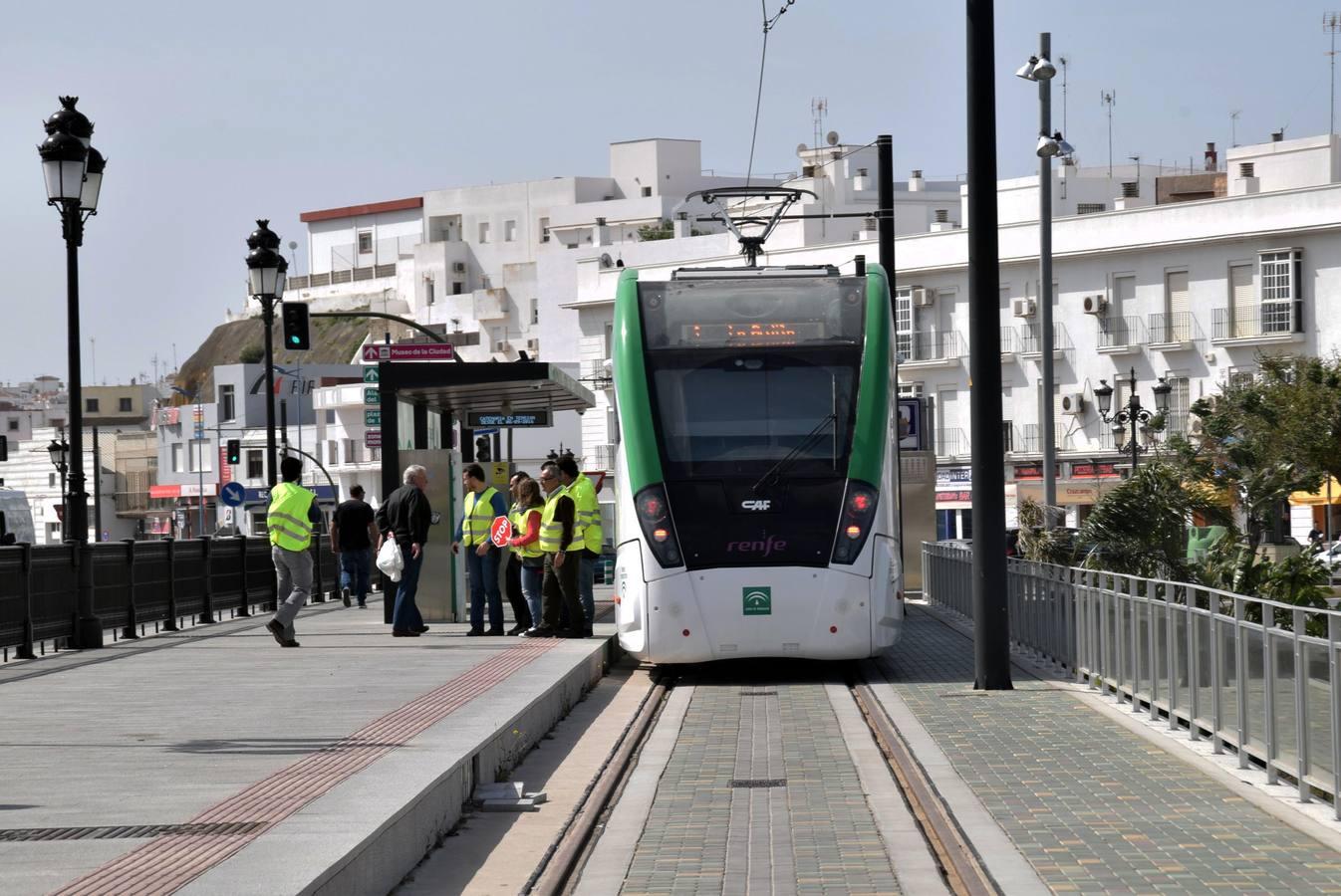 Comienzan las pruebas dinámicas del tranvía por Chiclana