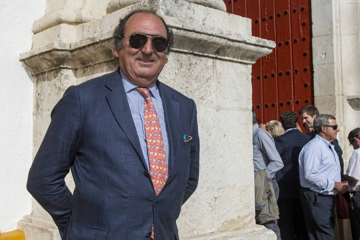 Leopoldo Sainz de la Maza, titular de la ganaderia de Conde de la Maza