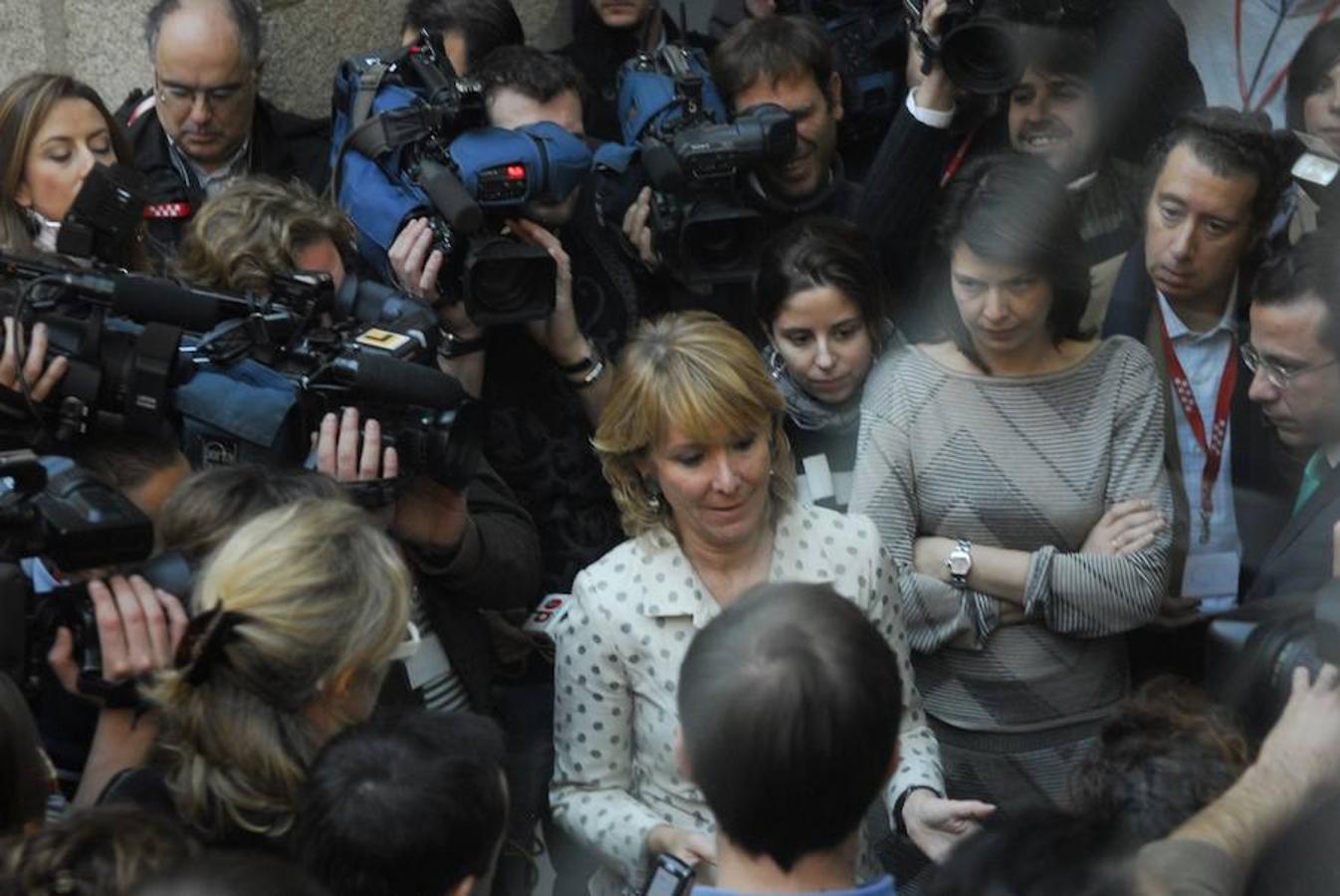 La vida política de Esperanza Aguirre, en imágenes