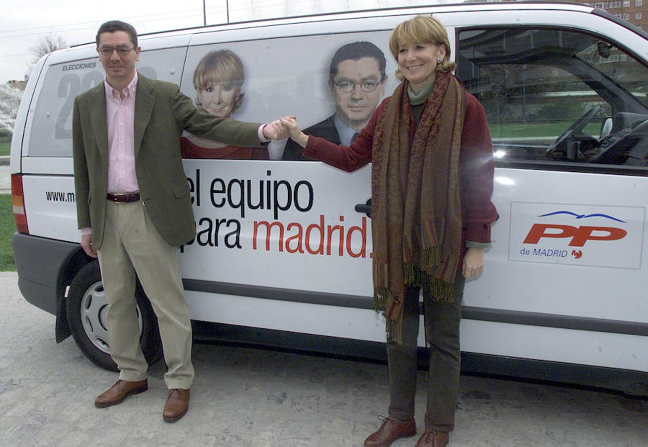 La vida política de Esperanza Aguirre, en imágenes. 